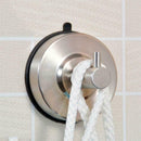 2Pcs Wall-Mounted Hooks Stainless Steel Suction Cup Hanger Hooks Wall Hangi