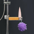Sponge Holder, Adjustable Stainless Steel Faucet Mounted Sponge Holder For