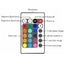 4PCS RGB LED 5050 Angel Eyes Light Car Headlight Ring Lamps Kit Remote 60MM  Kw