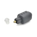 Mini 3.5mm Female Jack Plug to Digital Toslink Male Optical Audio Adapter New