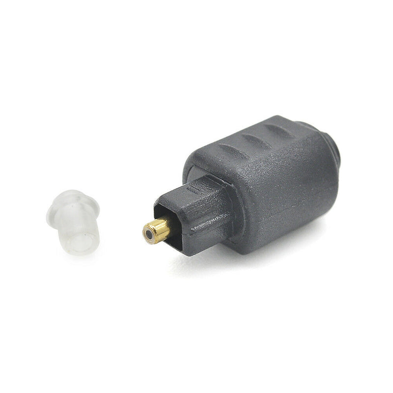 Mini 3.5mm Female Jack Plug to Digital Toslink Male Optical Audio Adapter New