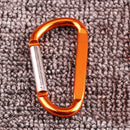 10x Type 8 Mountaineering Hook Carabiner D-Ring Key Chain Clip Outdoor Buc INW