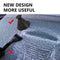Cone Shaped Scrape Windshield Ice Scraper Funnel Remover (Black 14.5cm)
