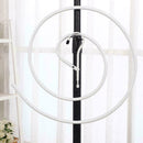 42 cm Towels Quilt Drying Rack Spiral Shaped Stainless Rotating Hangers Q8N1