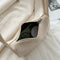 Retro Alligator PU Leather Handbag Women Casual Totes Shoulder Bag (Beige)