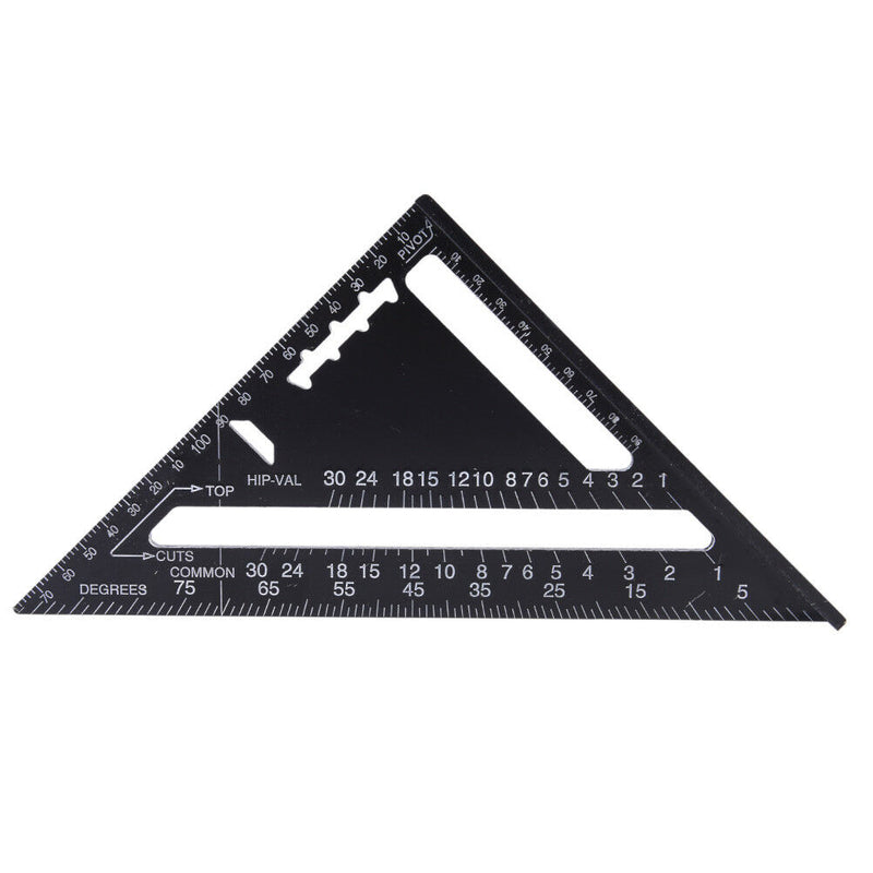 Triangle Angle Square Speed Rafter Protractor Miter Ruler Kit B Kw
