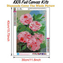 5D DIY Full Round Diamond Painting Flower Rhinestones Cross Stitch (B986)
