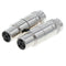 1 Pair(2 Packs) 4-Pin Mini XLR 5mm Socket Head Female Audio Jack Connector Set