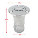 Marine Boat Deck Water Fill/Filler with Key Cap 1-1/2 Inch,  Stainless Steel