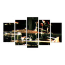 Modern Canvas Wall Art of Percussion for your Living Room -5 Panel Size S
