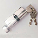 X70 SilverTone Cylinder Hardware Indoor Aluminum Security Gate Door  Dwgp