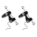 2pc Outrigger Downrigger Adjustable Tension Universal Trolling Release Clips