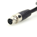 12V TV Logic Monitor Power Cable Adapter D-Tap Male to Mini XLR 4Pin Female