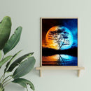 5D DIY Full Drill Diamond Painting Moon Embroidery Mosaic Kit Bedroom Decor