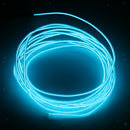 Luminescent Neon LED Lights Glow EL Wire String Strip 3 Meters Purple & Blue