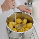 Metal Potato Masher Heavy Duty Stainless Steel Ricer Juicer Maker 25x9.5cm