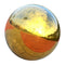 Pack of 3 Golden Stainless Steel Gazing Ball Seamless Mirror Balls Sphere Hollow