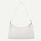 Fashion Pure Women Handbag Leather Female Small Shoulder Tote Bag (White)