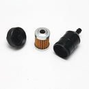 3Pcs Scooter Motorcycle Motocross 8mm Billet Inline Petrol Gas Fuel Filter