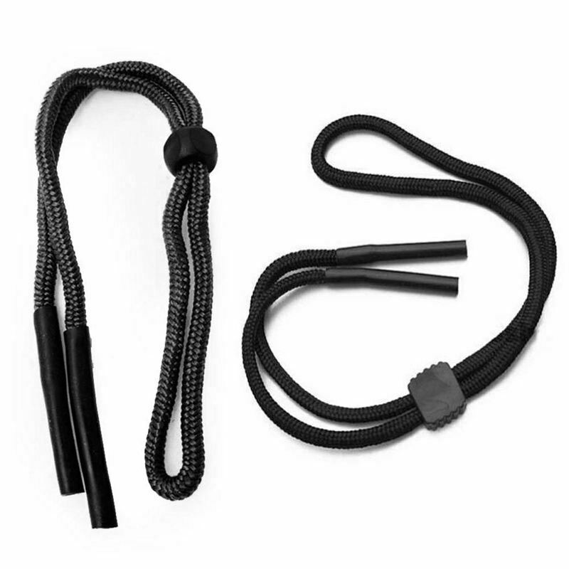 5 pcs black Sunglass Neck Strap Eyeglass Cord Lanyard Holder Nylon Retainer E9W8