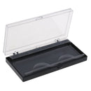 Plastic Eyelash Storage box Transparent Lid black Tray for Grafted eyelas 3c