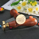 Retro Wedding Patterns Wax Seal Stamp for Stamping Envelope Gift Cards (21) A