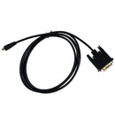 1.8M 6FT Micro HDMI Male to DVI 24+1 Male Cable Cord For HDTV Full HD TV