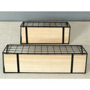 Wooden Iron Storage Holders Home Storage Shelf Wall Hanging Storage Box Flo