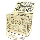 Mr & Mrs Wedding Gift Card Box Wooden Wedding Invitation Card Box Card Sign