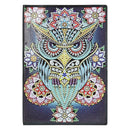 DIY Owl Special Shaped Diamond Painting 50 Pages A5 Sketchbook Drawing Book