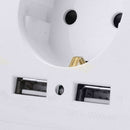 1.5A Wall Charger Adapter Board Dual USB EU Plug Wall Socket Power Outlet Panel