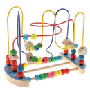 Wooden Space Bead Maze Roller Coaster, Activity Cube Educational Abacus Beads
