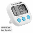 Digital Kitchen Timer Magneti Cooking LCD for Food Household Use Loud Alarm