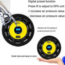 Car Air Pump Digital Tire InflatorLED Light Mini Car Air Pump 12V DC Electr