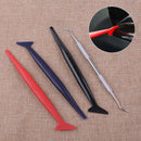 4pcs/set Micro Squeegee Set fit for Vinyl Car Wrapping Flim Edge Tuck Hf