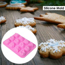 12 Shapes Silicone Mooncake Mold Handmade Soap Mould Cake Decorating Tools
