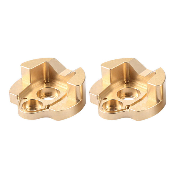 For RC Axial Capra 1.9 SCX10III 2pcs Brass Counterweight Cup Cover Car Accessory