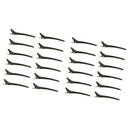 24x Hairdresser Duck Bill Hair Clips Plastic Hair Clips