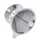 Reusable coffee filter holder stainless steel brew drip coffee funnel metal  JR