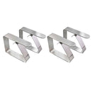 4Pcs Stainless Steel Table Cloth Clip Tablecloth Clamps Holder For Party Wedding