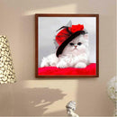 5D Hat Cat Diamond Painting Embroidery DIY Cross Stitch Home Decor