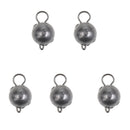 5 Pieces Fishing Sinker Jig Head Lead Fishing Weights Practical 3g