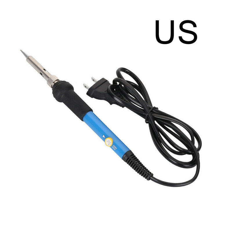 220V 60W Mini Heat Pencil Adjustable Temperature Electric Solder Iron (US) A
