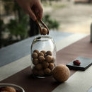 Transparent Glass Storage Tank Borosilicate Glass Sealed Cans With Cork For