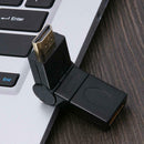 360 Degree Free Rotation HDMI Male to HDMI Female Adapter Cable Connector