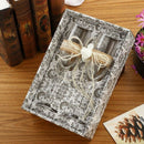 2Ps/Set Crystal Wedding Toasting Champagne Flutes Glasses Drink Cup Party M