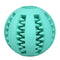 5cm Pet Toys Rubber Interactive Ball Dog Chew Tooth Cleaning(Lake Blue)