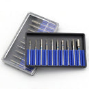 10Pcs Diamond Drill Bits Set Electric Machine Rotate Cuticle Cleaning Burr  Z8C6
