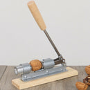 Desktop Wood and Metal Walnut or Pecan Heavy Duty Nut Cracker Gadget Tool