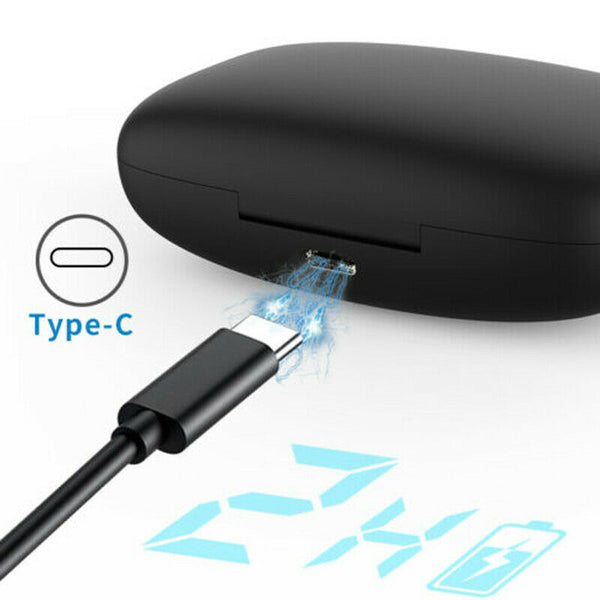 Wireless Headset 5.0 Wireless Earphones Earbuds Headphones Stereo Ear Hook bs